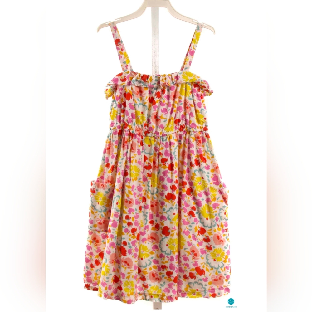 Mini Boden Multicolor Floral Sleeveless Dress Sz 5-6